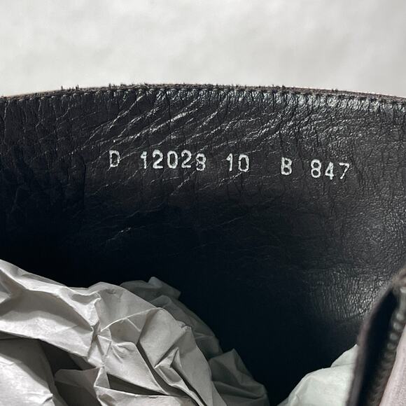 Cole Haan Boots Womens 10 B 10B Country Italy Ankle Bootie Heels Brown Leather - Picture 3 of 10